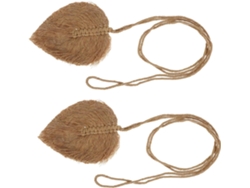 2piezas Cuerda Para Atar Cortinas Diseño De Tejidas Accesorio Elegante Para Alzapaños Para Decoración 2piezas Cuerda Para Atar Cortinas