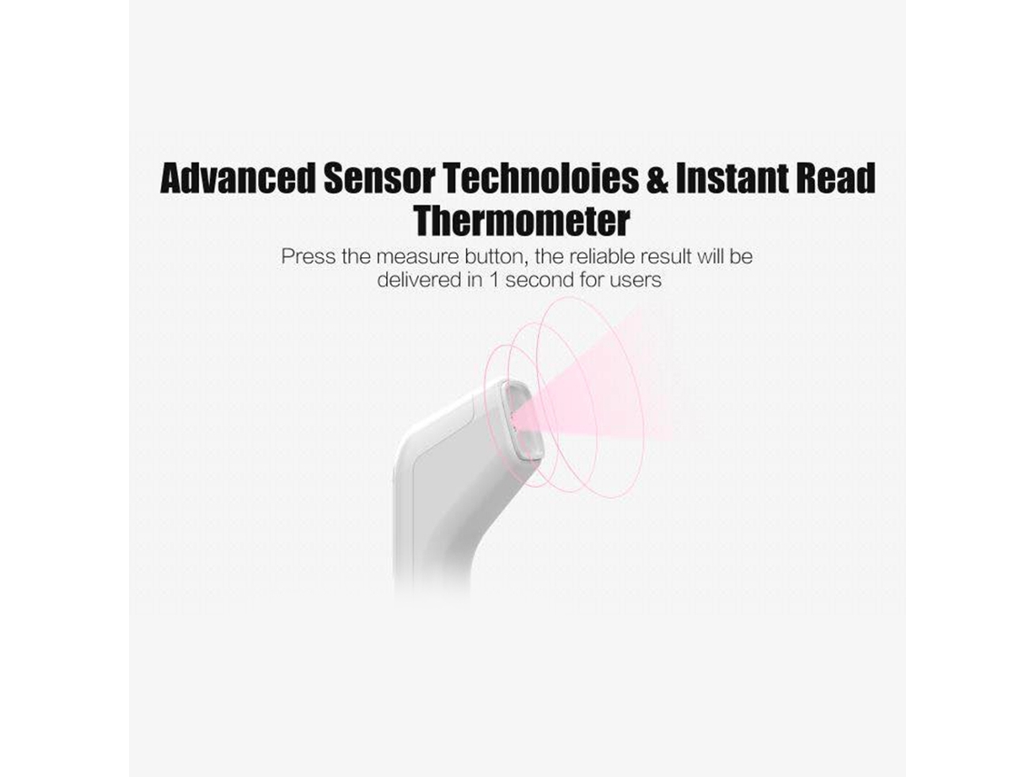 Termómetro Infrarrojo Portátil Para La Frente Ys-et03 Con Sensor Avanzado Y Lectura Instantánea.
