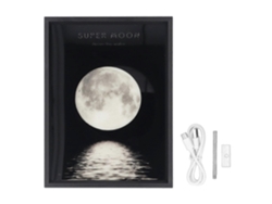 Altavoz Bluetooth inalámbrico con sonido y luz, innovador altavoz con iluminación ambiental, 18 x 24 cm, luminoso Chennnls
