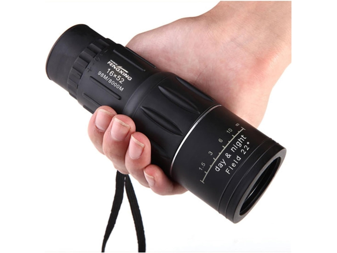 Telescopio Monocular Portátil 16x52, Zoom De 66 M/8000 M, Largo Alcance, Binoculares