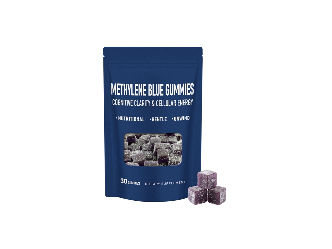 Azul de metileno para gomitas de apoyo nutricional