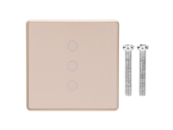 Control remoto inalámbrico Oro Smart Touch Switch estándar de 800 W y 10 A