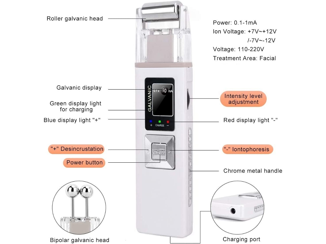 Masajeador Facial CHRONUS MRY-2211.15-13hmy Blanco DREAM5