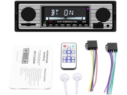 Autoestéreo Retro De 1 Din Para Automóvil, Audio Bluetooth Usb/sd/aux