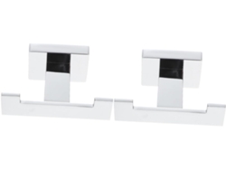 Juego de 2 ganchos de pared de acero inoxidable para toallas CHABERLU