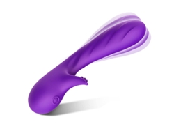 Vibrador Impermeable Recargable Con 9 Patrones De Vibracin Para Mujer (prpura) Yizhood