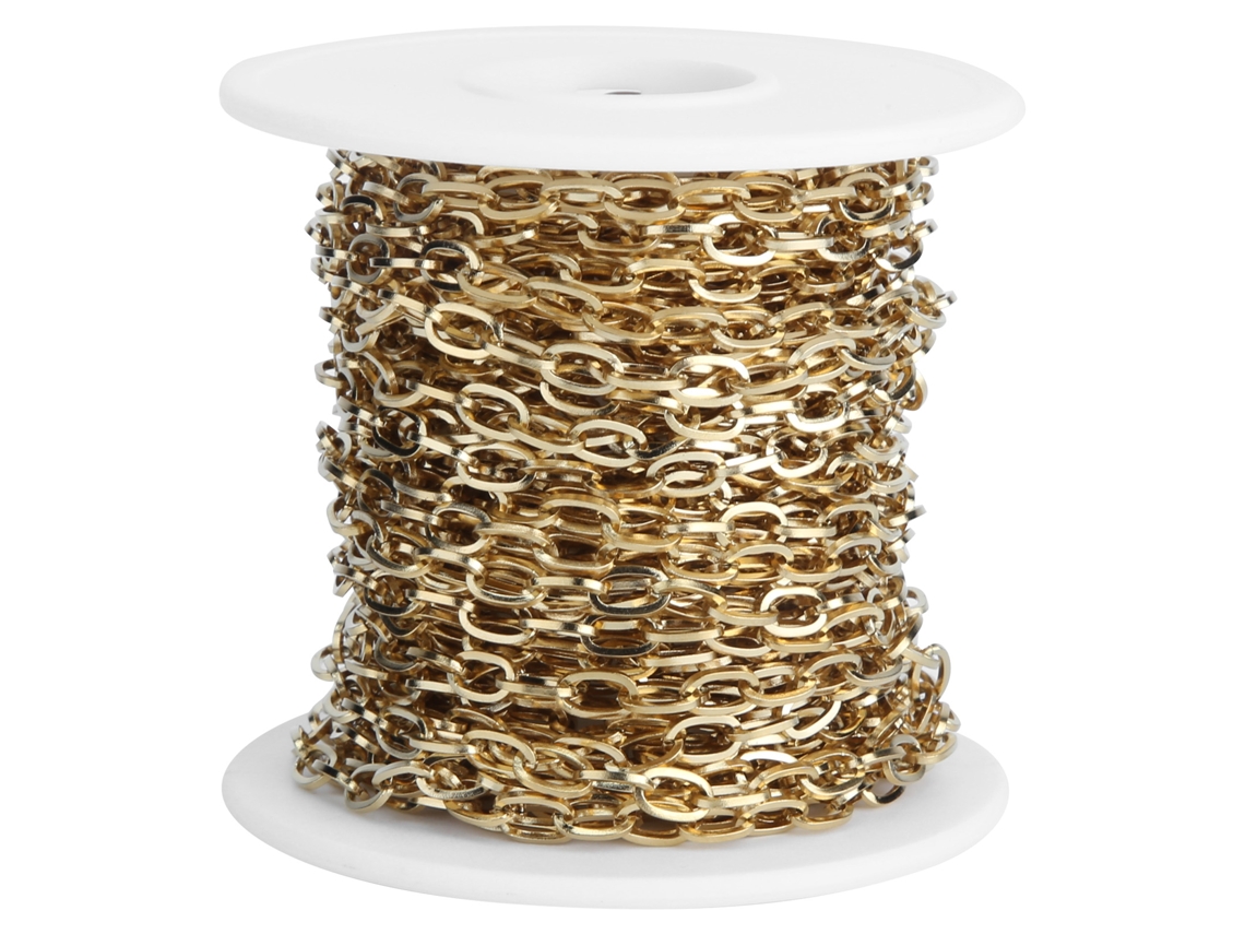 Cadena De Acero Inoxidable 304 Para Extensiones De Collares De Joyería Diy