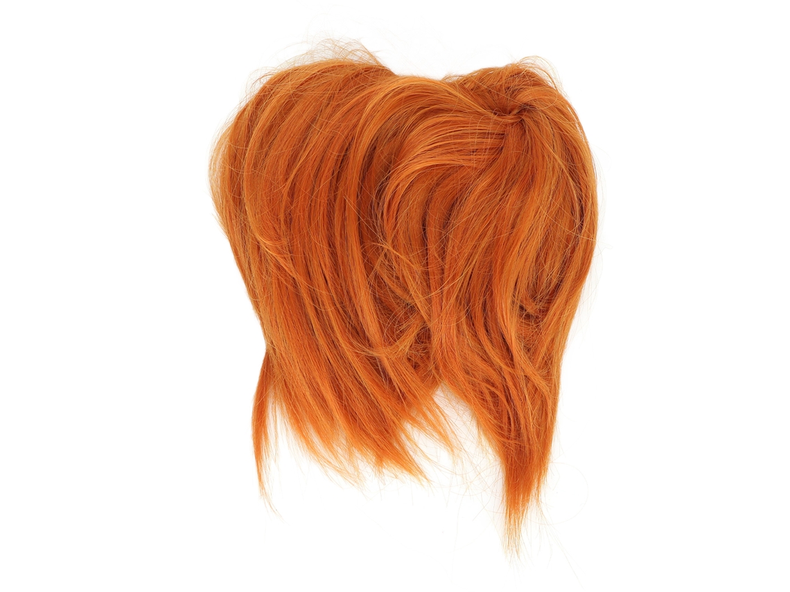 2026 - Coque Despojado e Volumoso com Elástico para Cabelo Sintético Resistente a Altas Temperaturas.