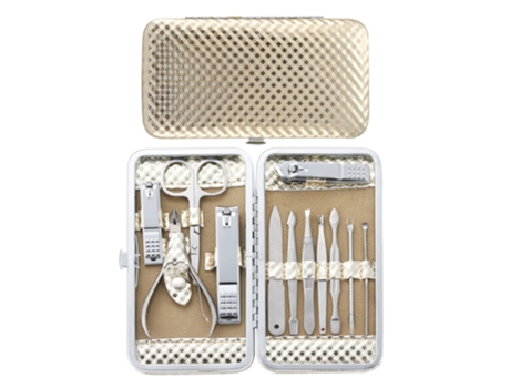 Kit De Manicura Y Pedicura, Juego De Cortaúñas De 12 Piezas, Kit De Aseo, Herramientas Para Uñas -Style1 ZMDECQNA