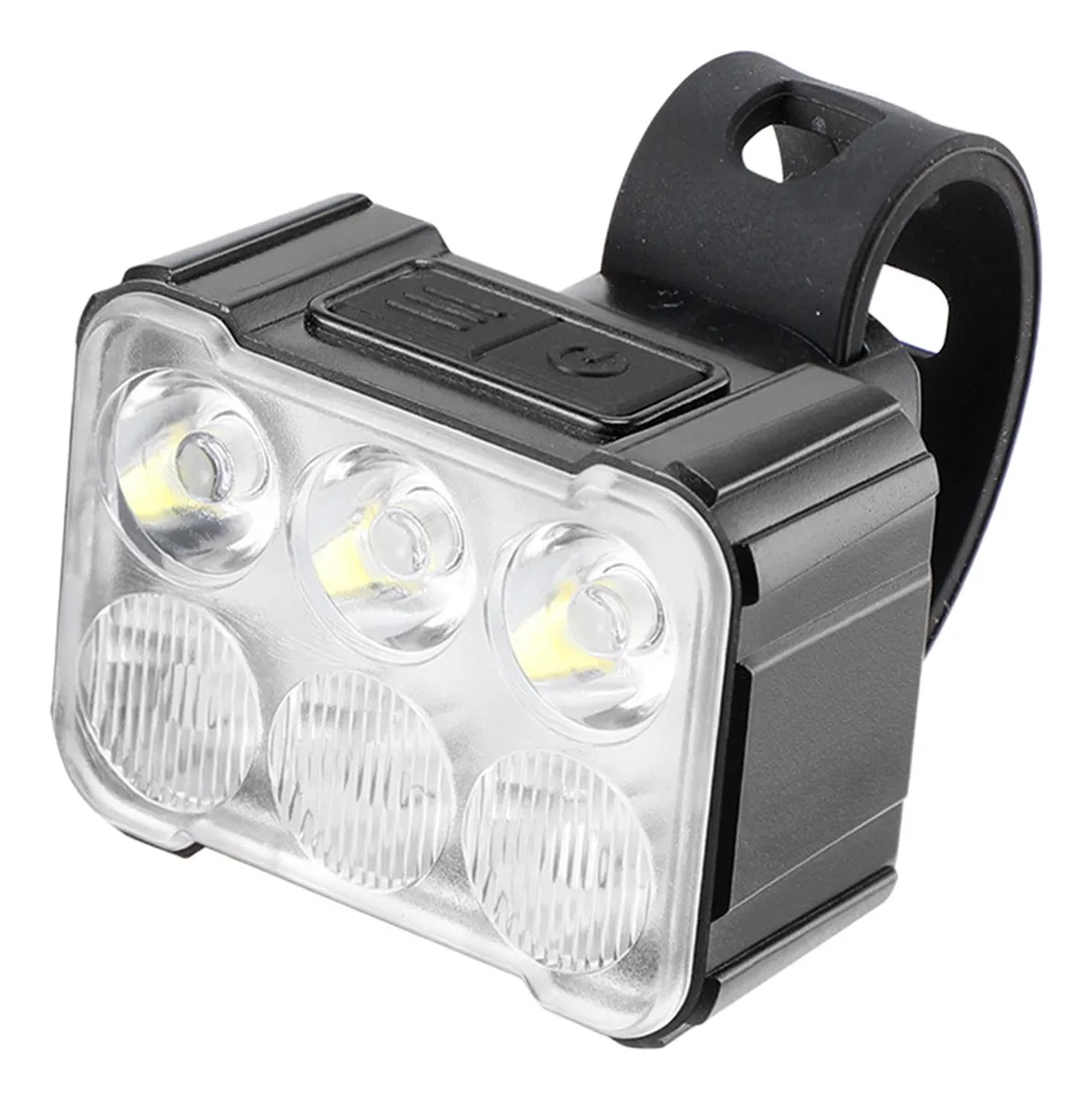 Luz LED para bicicleta, luz delantera y 6 luces Blackvayotoy