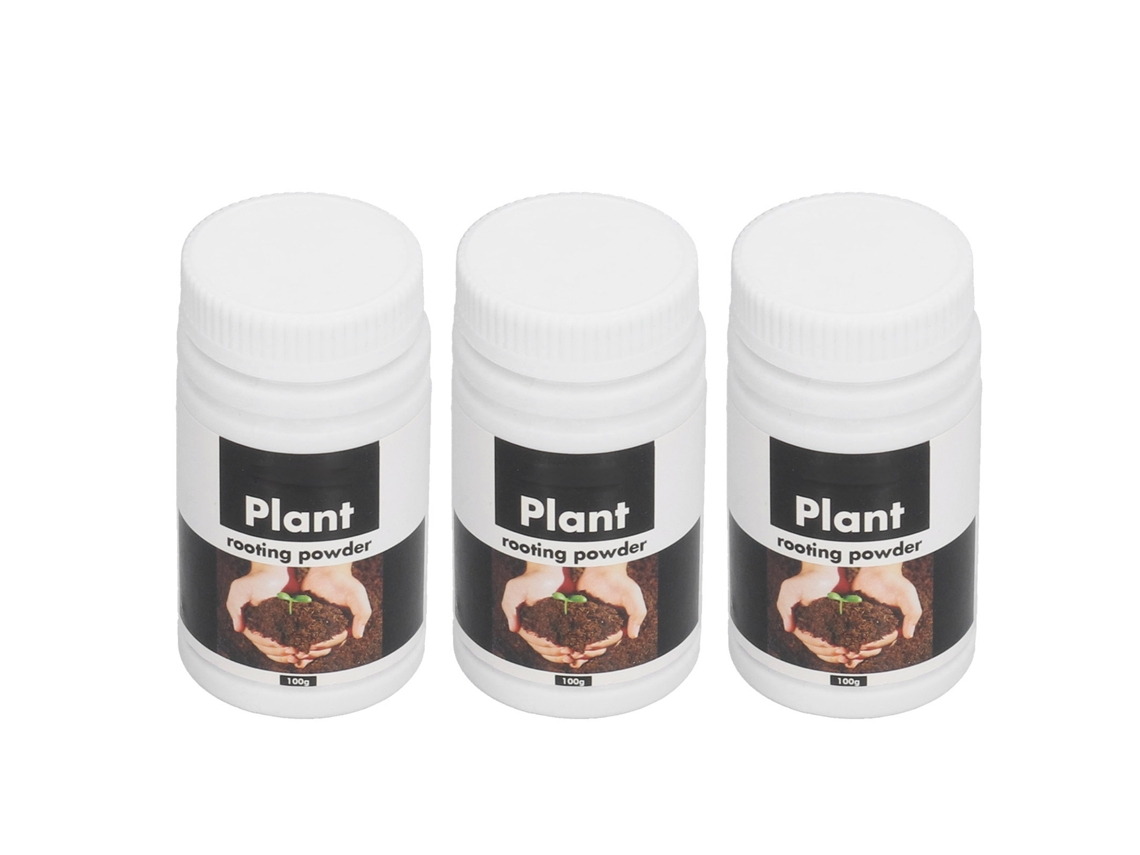 3 Unidades De 99 G (3.5 Oz) De Polvo Enraizante Con Hormonas De Aminoácidos Para Plantas, Frutas, Jardín Y Hogar. Seguro.