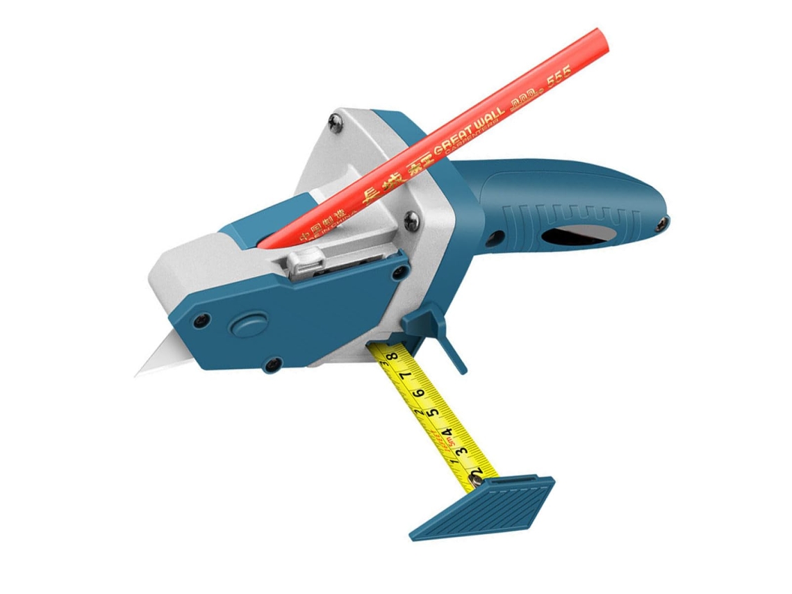 Tofficu Cortadora Manual Para Placas De Yeso Con Cinta Métrica Integrada, Herramienta Multiuso Para Cortar Paneles Y