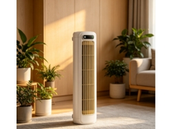 Ventilador Portátil De Pared Blanco, Cuerpo Mini 3,5×3,3×12,28 Pulgadas, 3 Velocidades Ajustables