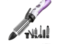 Secador de pelo Chennnls siete en uno, morado, para uso doméstico.
