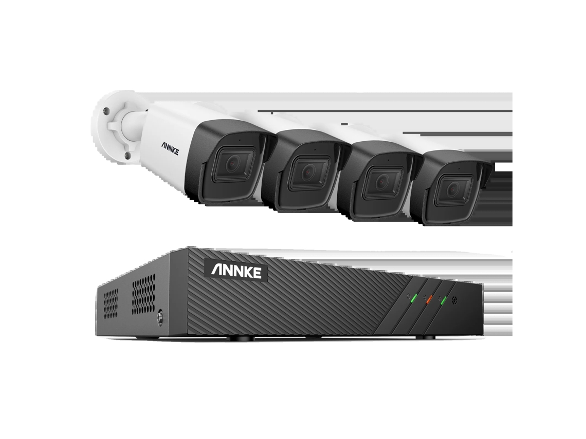 Sistema de cámara de seguridad, resolución de 5 MP, compresión H.265, compatible con 8 canales, cámara tipo bala de 4 canales, 1T OEM
