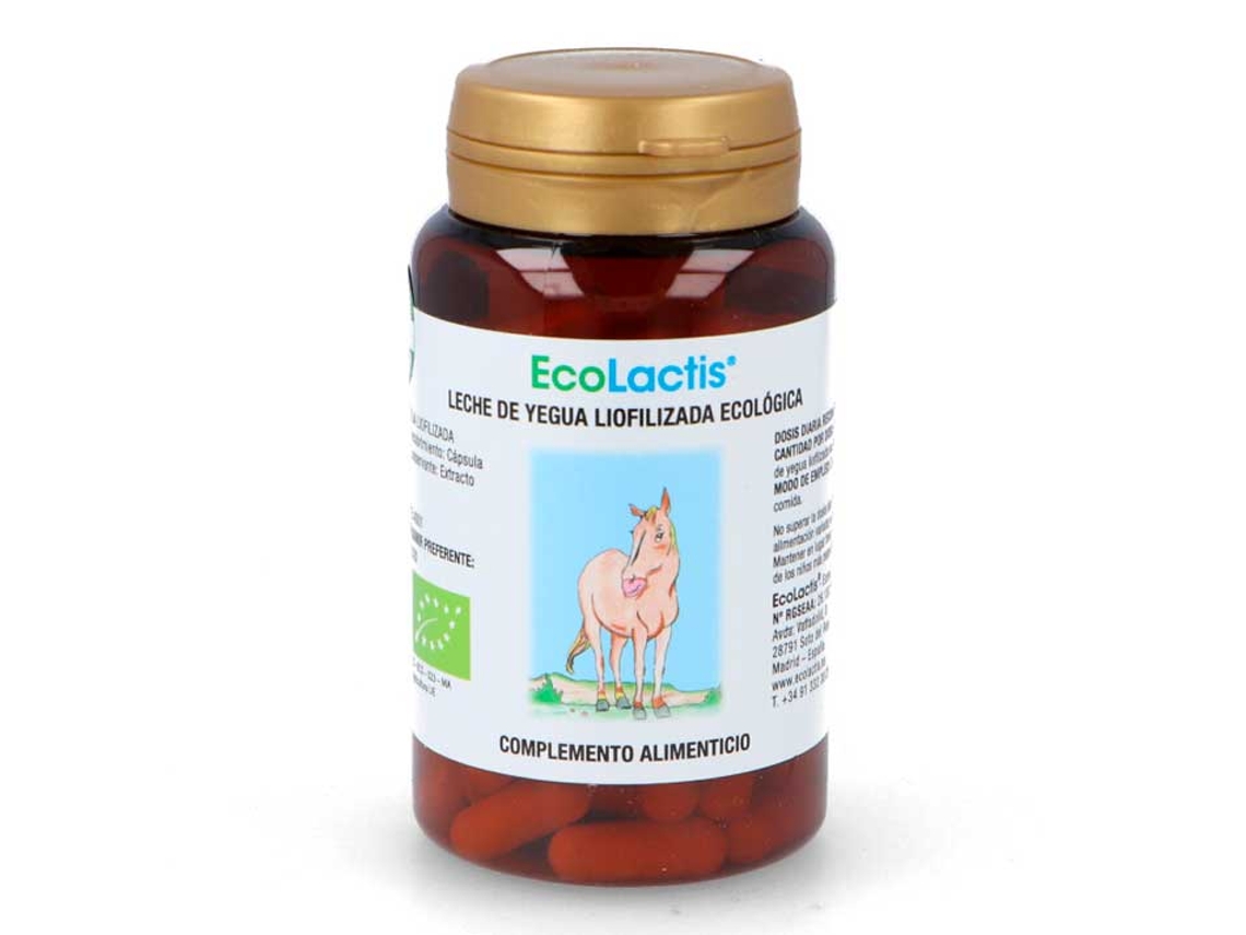 Complemento Alimentar ECOLACTIS Leite De Égua Liofilizado Eco (90 cápsulas)