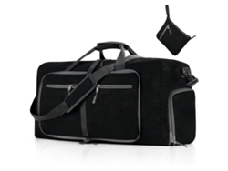 Bolsa De Ginástica Com Compartimento Para Sapatos Mochila De Viagem Portátil Pasta De Viagem Duffle Para Homens E Mulheres Plegável E Expandível