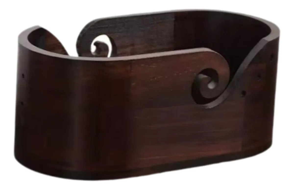 Cuenco de madera para hilo, dispensador de hilo, vayotoy