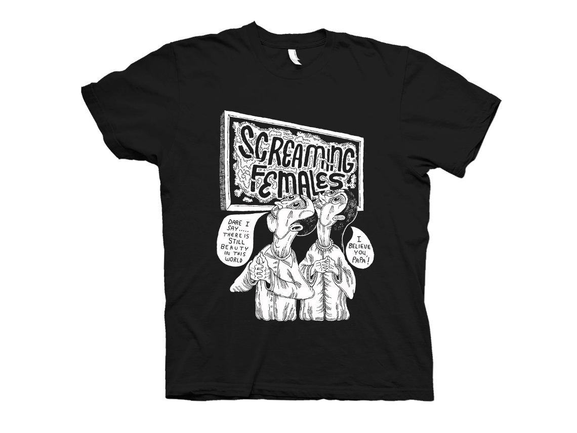 Screaming Females Ugly T-shirt Rockinstone Unisex Adults Best Sellers Size:s