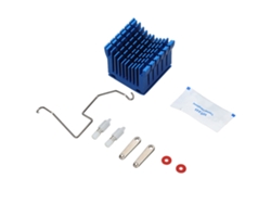 Disipador De Calor De Aluminio Cooler Radiador Para Placa Pcb Motherboard Azul