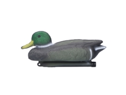 Pato flotante de simulación para caza decorativa (26 x 11,5 cm, macho)