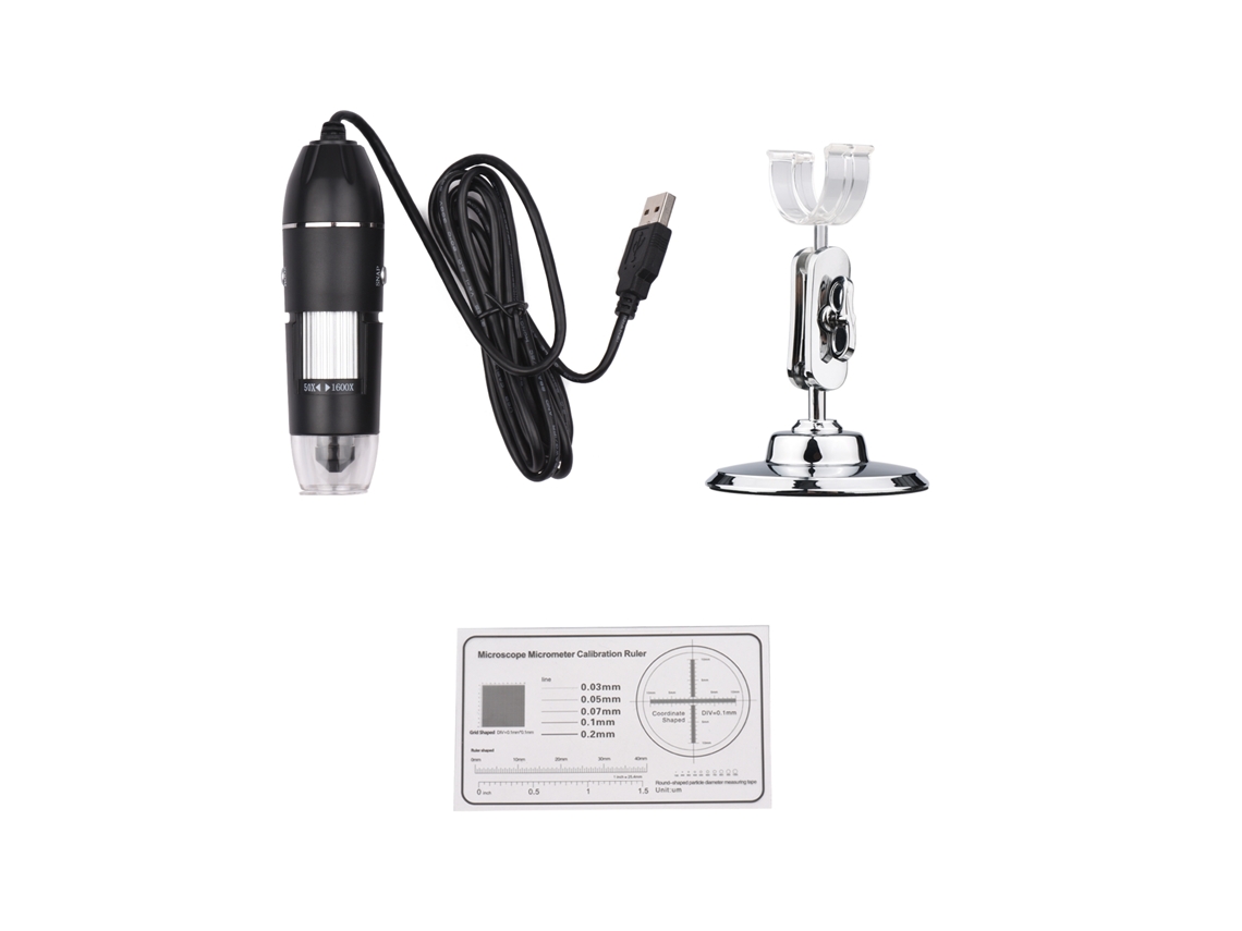 Microscopio Digital Usb Portátil Mini Manos Libre Para Ordenador Laptop Observación Insectos Plantas Circuitos Pruebas Industriales