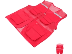 Chaleco Reflectante De Seguridad Portátil Con Bolsillos, Chaqueta Transpirable De Alta Visibilidad Para