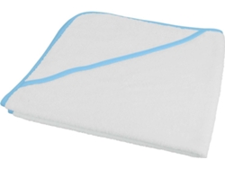 Toalla de Baño KARIBAN con Capucha (Blanco y Azul)