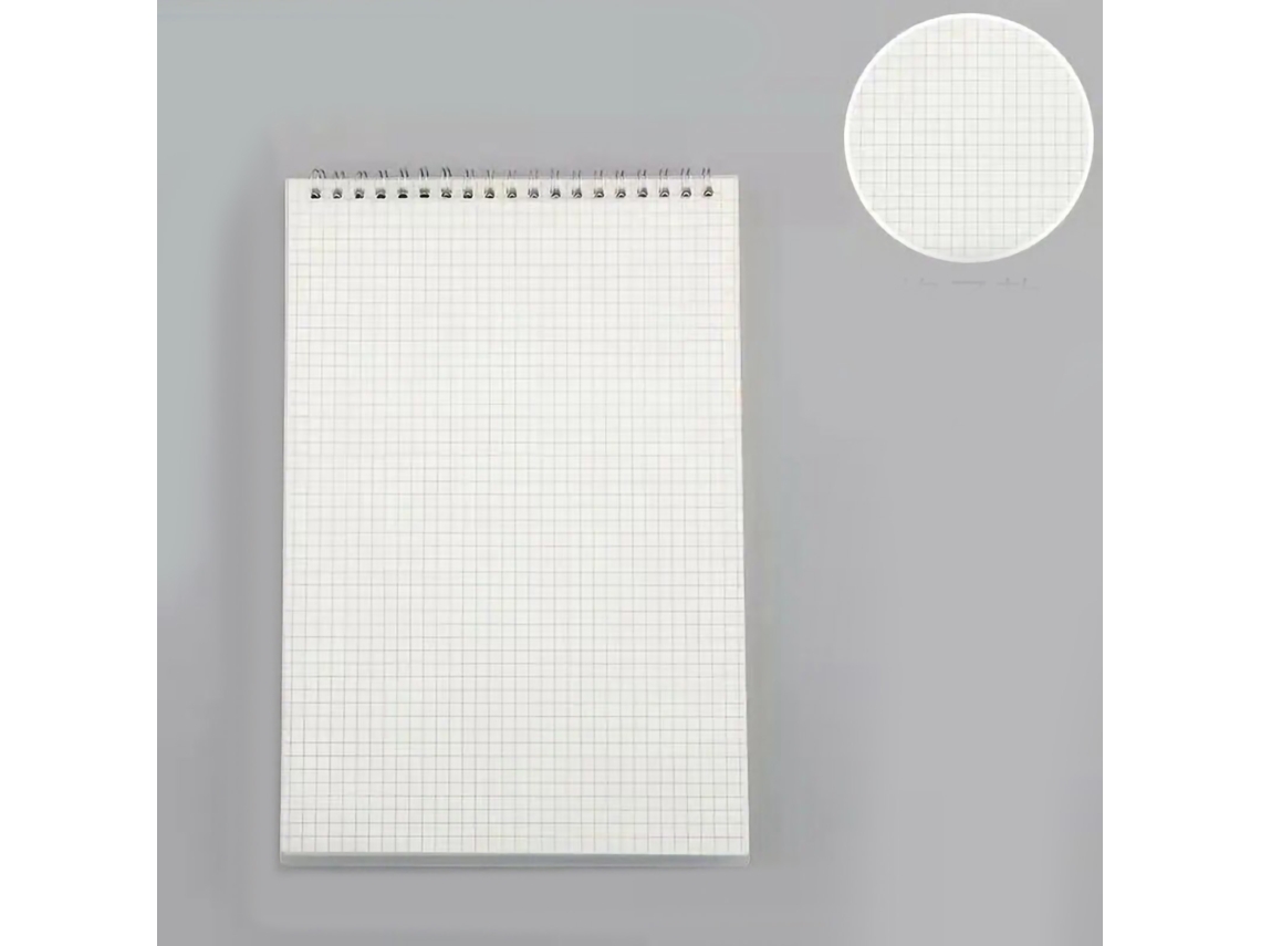 Libreta Plegable De 80 Hojas Con Espiral Y Papel Grueso: Práctica, Práctica Y Con Cuadrícula B5.