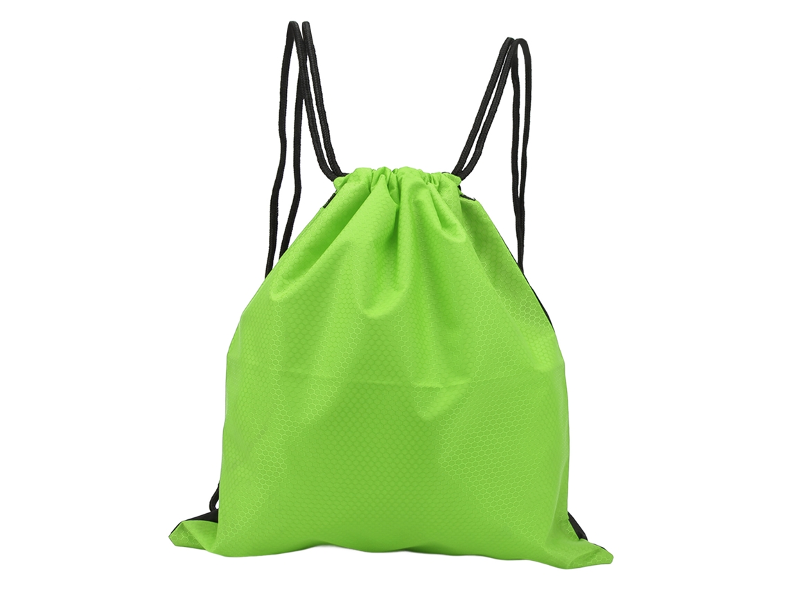Mochila Deportiva Con Cordón, Resistente Al Agua Y De Gran Capacidad, Ideal Para Gimnasio, Compras, Deportes Y Uso Fluorescente.