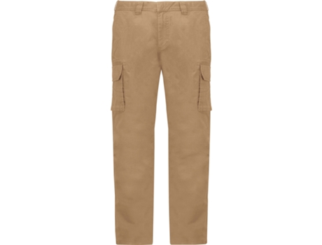 Pantalones para Hombre KARIBAN (52 - Algodón - Márron)