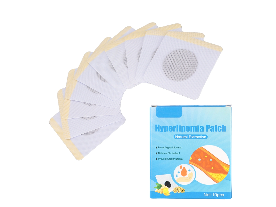 10 parches herbales naturales y transpirables para adelgazar, controlar los lípidos y mejorar la salud corporal.