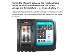 Cargador De Baterías De Litio De 100-240 V Con Carcasa Moldeada Por Inyección Para Baterías De 14,4-18 V.