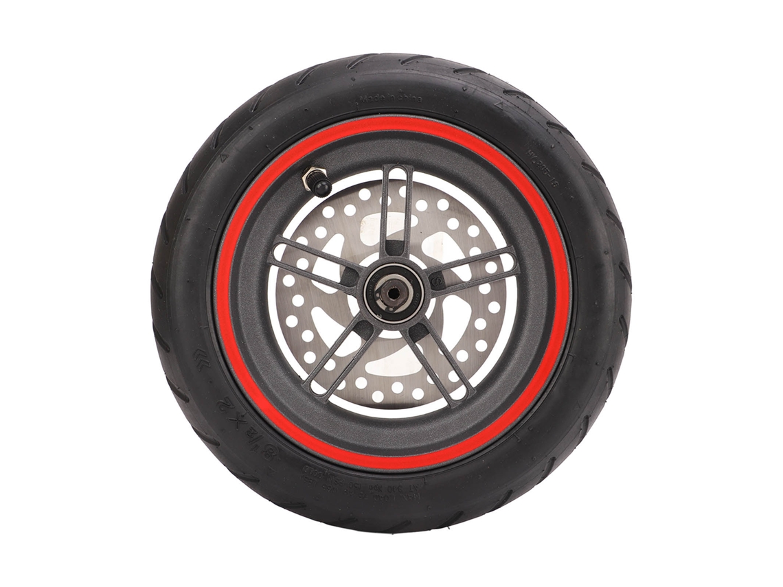 Vlrla-rueda Trasera Patinete Eléctrico Con Disco De Freno 120mm Neumático Rojo Para Xiaomi Pro Pro2 M3