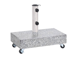 Base De Sombrilla Granito Gris Claro 45x25x8,3 Cm