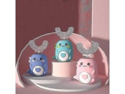 Escova De Dentes Elétrica Infantil Automática Para Limpeza Oral, Dispositivo Para Crianças Com Carregamento Usb, Sônica, Dinossauro Fofo Em Forma