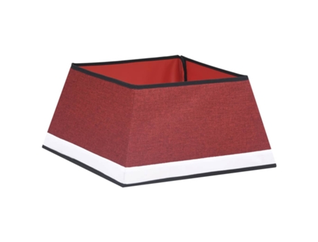 Faldón para Árboles de Navidad MAISON EXCLUSIVE (Rojo y Blanco - 48x48x25 cm)