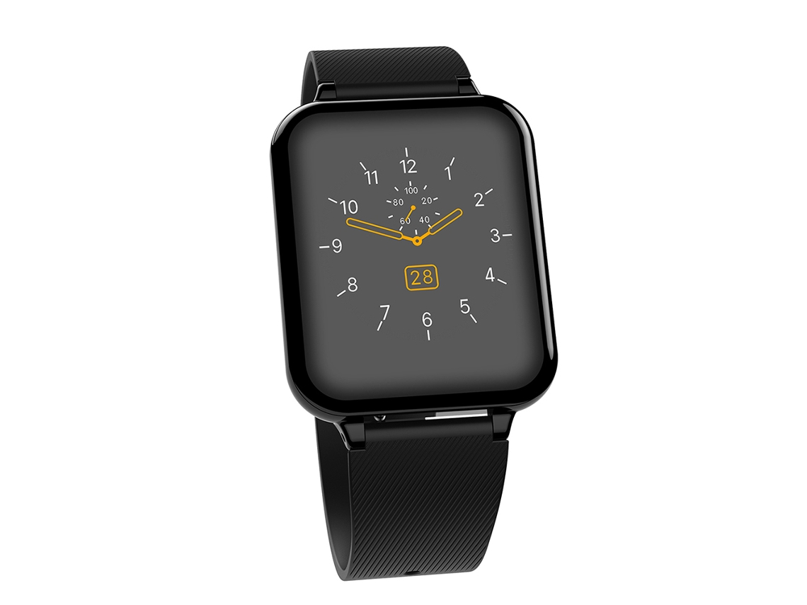 Relógio Inteligente B57 Fitness Tracker Ip67 Monitor Cardíaco Pressão Arterial Controle De Música Notificações