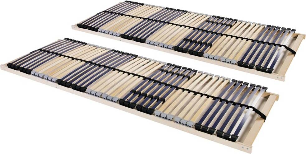 Somieres De Cama 2 uds con 42 7 zonas vidaxl 90x200 cm 10 kg