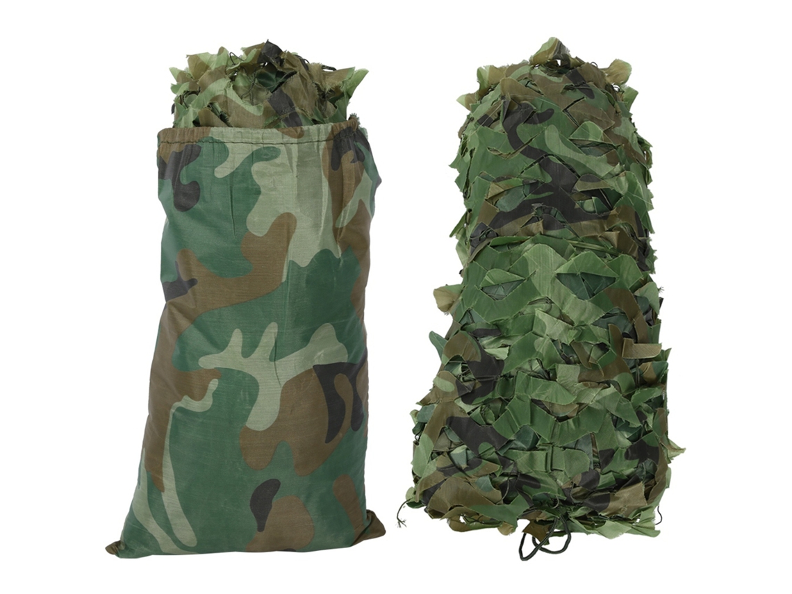 Red De Camuflaje De 4x5 M Para Acampada Al Aire Libre, Caza, Jardinería Y Fotografía, Fabricada En Fibra De Poliéster.