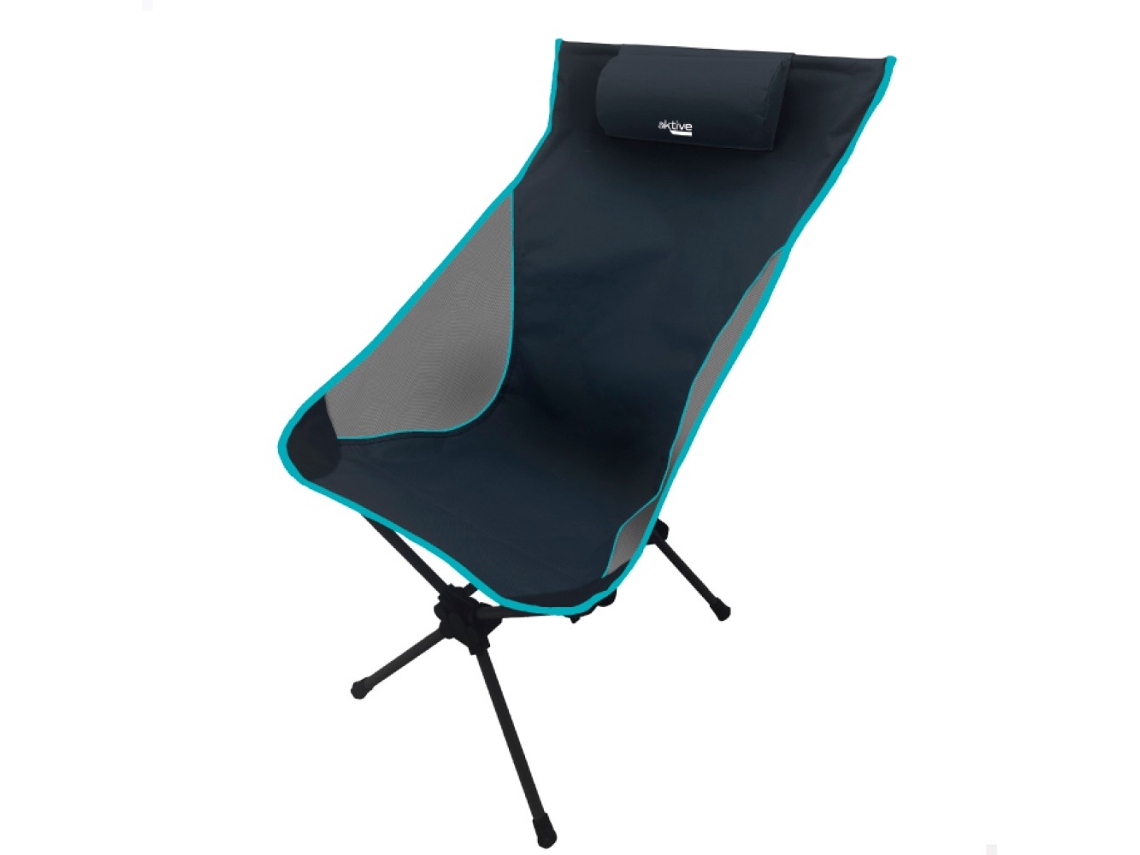 Silla plegable camping ultracompacta c/cojín AKTIVE