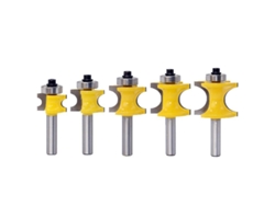 2026-set De Cuchillas Bullnose 5pcs Mango 8mm Herramientas Profesionales De Carpintería