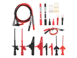 Kit De Puente De Prueba Para Multímetro P1300e, 24 Piezas, Con Conector Banana Universal, Gancho Y Aguja.