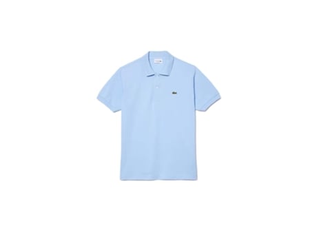 Polo de Hombre LACOSTE Signature Algodón Azul (L)