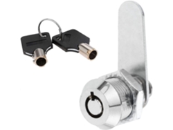 Cerradura Tubular De Aleación De Zinc Para Cajón, Caja De Herramientas, Buzón Y Muebles Con 2 Llaves Universal 20mm