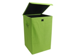 Caja De Almacenamiento Cesto Para La Ropa Vcm Tela Verde (m)