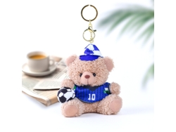 Llavero Oso Peluche Italia Nº10 Copa Mundial 2026, Accesorio Hincha Selección Italiana, Colgante Suave Regalo Fan Fútbol Calidad Premium