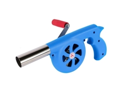 Ventilador Portátil Para Barbacoa Con Manivela, Ideal Para Asar A La Parrilla.