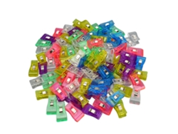 Juego De 100 Clips Multifuncionales De Plástico Transparente Para Colgar Fotos, Sujetar Notas, Sujetar Fotos Y Sujetar Notas.