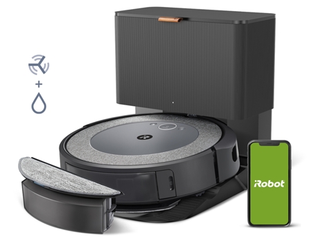 Aspirador Robot IROBOT Roomba Combo I5+ Gris Texturizado